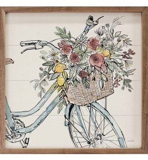 Farmhouse Flea Market Floral Bike By Anne Tavoletti